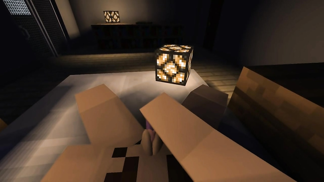 Горячая игра с вибратором в Minecraft